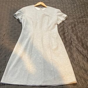 Dress. M.M. Lafleur heather light gray dress.